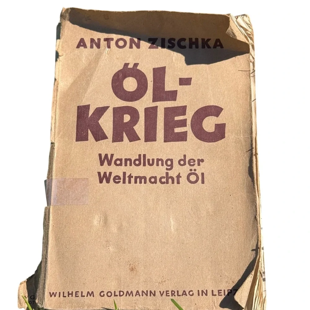Vintage 1944 Olkrieg Anton Zischka German & 1974 Road to Wounded Knee Books Lot